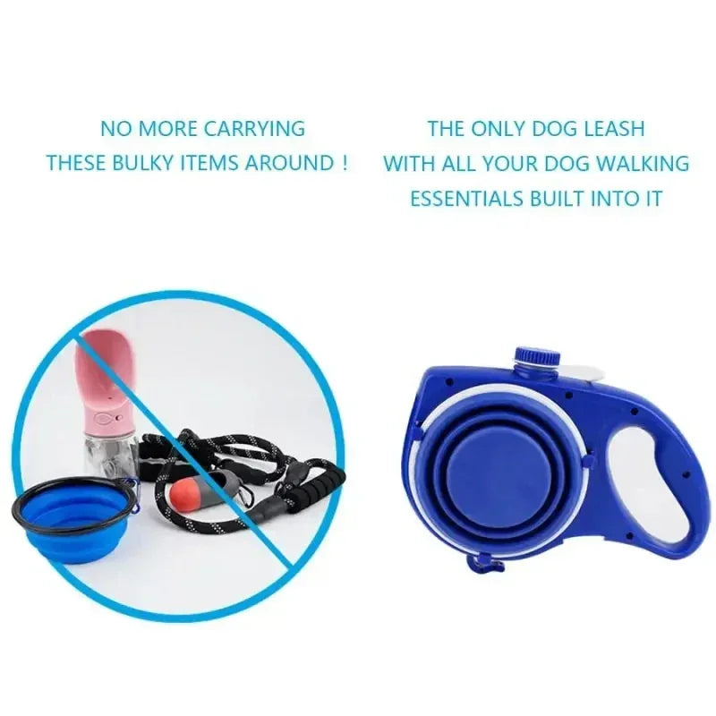 4 in 1 Dog Retractable Leash